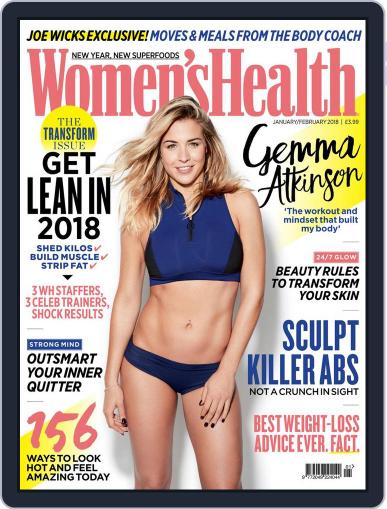 Women's Health UK January 1st, 2018 Digital Back Issue Cover