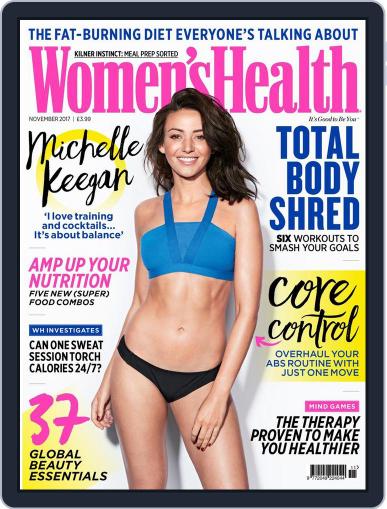 Women's Health UK November 1st, 2017 Digital Back Issue Cover