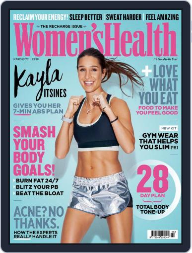 Women's Health UK March 1st, 2017 Digital Back Issue Cover