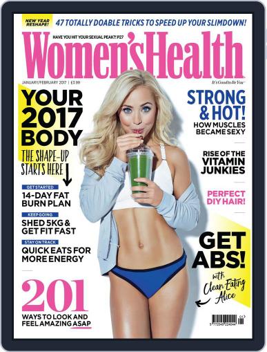 Women's Health UK January 1st, 2017 Digital Back Issue Cover