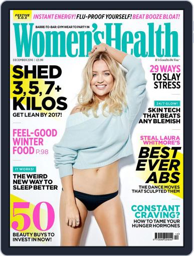 Women's Health UK (Digital) December 1st, 2016 Issue Cover