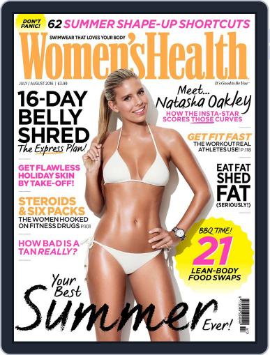 Women's Health UK (Digital) June 8th, 2016 Issue Cover