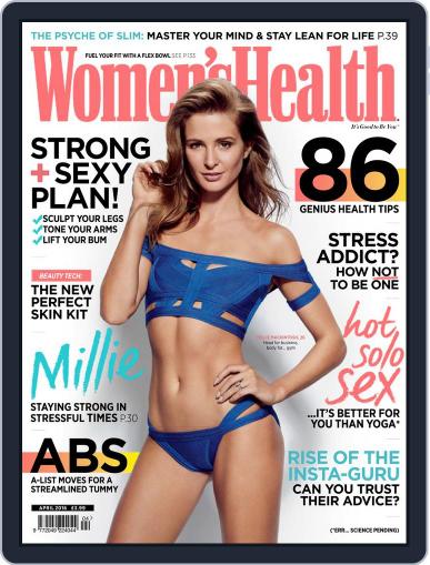Women's Health UK (Digital) April 1st, 2016 Issue Cover