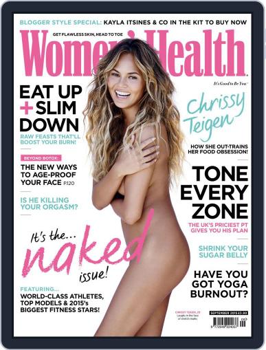 Women's Health UK July 30th, 2015 Digital Back Issue Cover