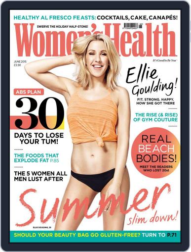 Women's Health UK June 1st, 2015 Digital Back Issue Cover