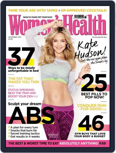 Women's Health UK October 16th, 2014 Digital Back Issue Cover