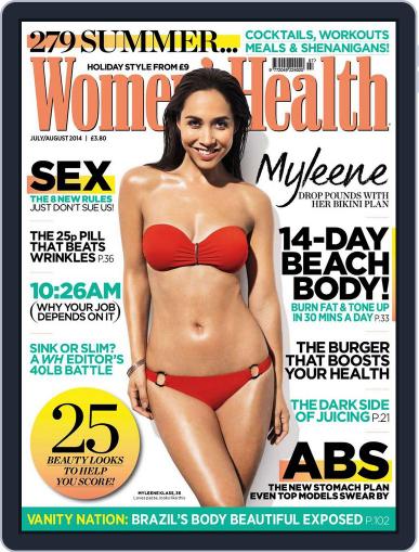Women's Health UK June 10th, 2014 Digital Back Issue Cover