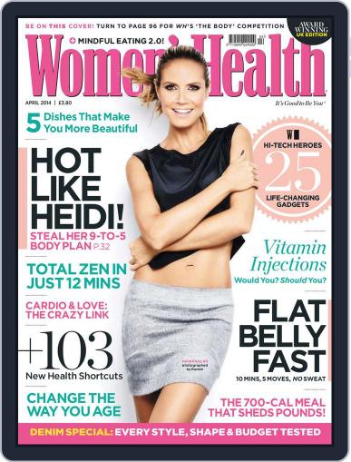 Women's Health UK March 4th, 2014 Digital Back Issue Cover