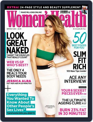Women's Health UK August 6th, 2013 Digital Back Issue Cover