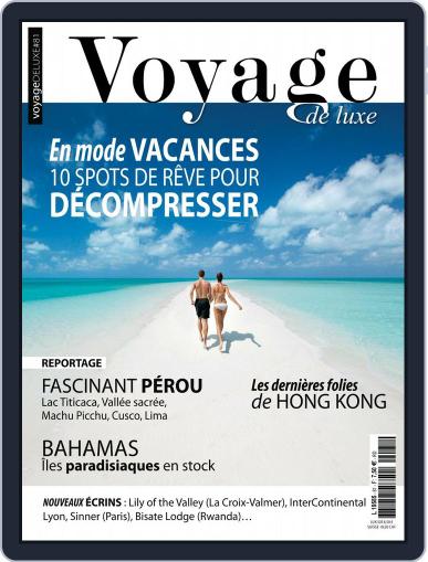 Voyage de Luxe August 1st, 2019 Digital Back Issue Cover