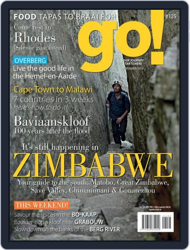 go! November 1st, 2016 Digital Back Issue Cover