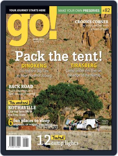 go! March 19th, 2013 Digital Back Issue Cover
