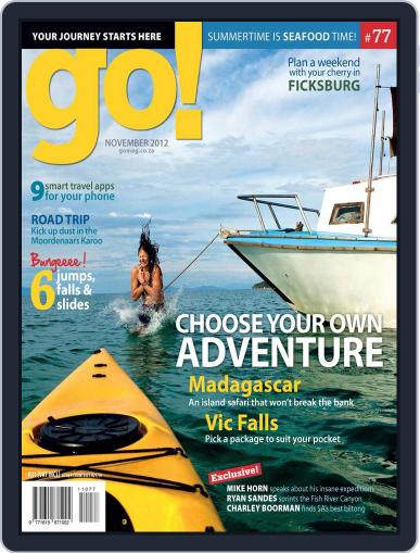 go! October 10th, 2012 Digital Back Issue Cover
