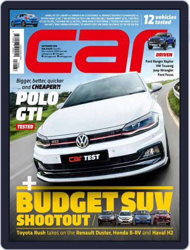 CAR September 1st, 2018 Digital Back Issue Cover