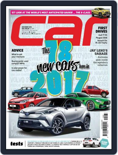 CAR December 1st, 2016 Digital Back Issue Cover