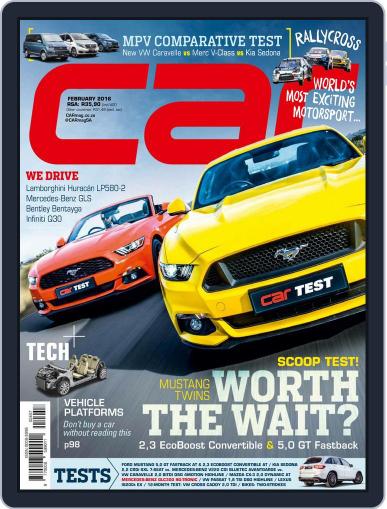 CAR January 18th, 2016 Digital Back Issue Cover