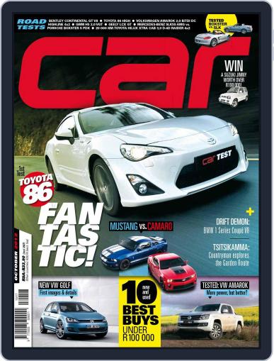 CAR September 20th, 2012 Digital Back Issue Cover
