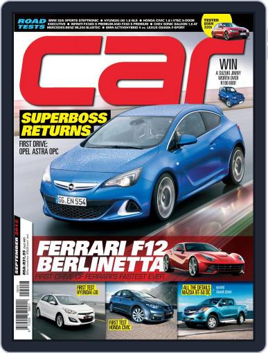 CAR August 16th, 2012 Digital Back Issue Cover