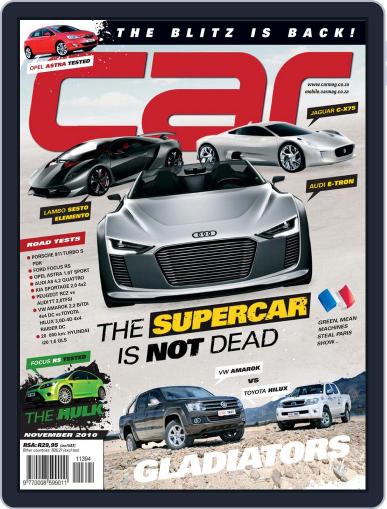 CAR November 1st, 2010 Digital Back Issue Cover