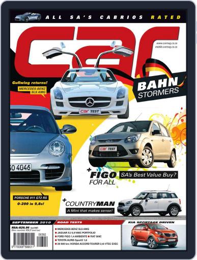 CAR September 1st, 2010 Digital Back Issue Cover