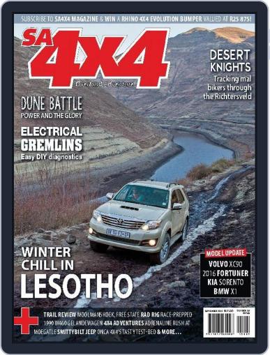 SA4x4 August 23rd, 2015 Digital Back Issue Cover