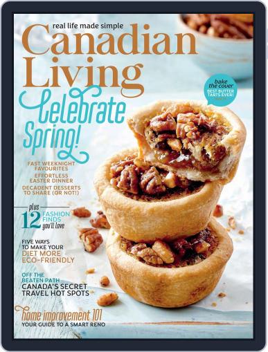 Canadian Living April 1st, 2020 Digital Back Issue Cover