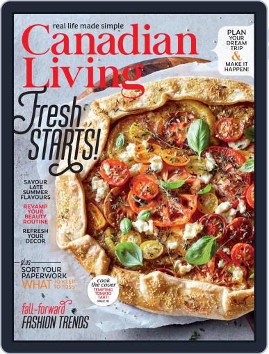 Canadian Living September 1st, 2019 Digital Back Issue Cover