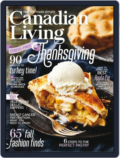 Canadian Living October 1st, 2018 Digital Back Issue Cover