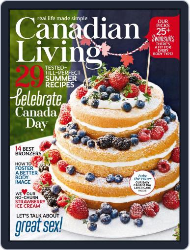 Canadian Living July 1st, 2018 Digital Back Issue Cover
