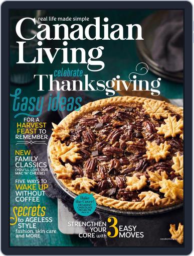 Canadian Living October 1st, 2017 Digital Back Issue Cover
