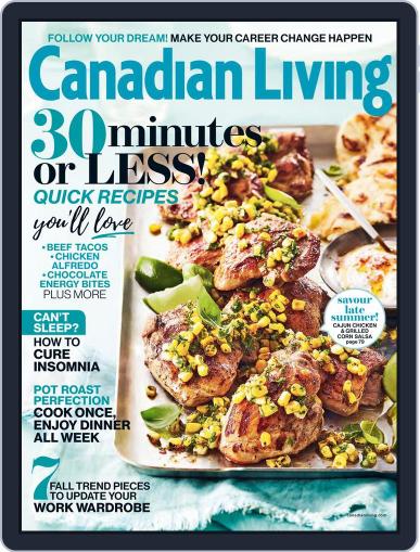 Canadian Living September 1st, 2017 Digital Back Issue Cover