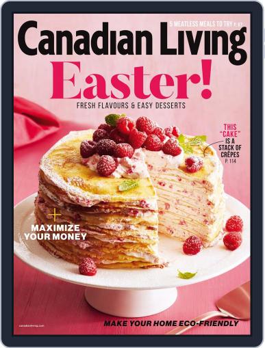 Canadian Living April 1st, 2017 Digital Back Issue Cover