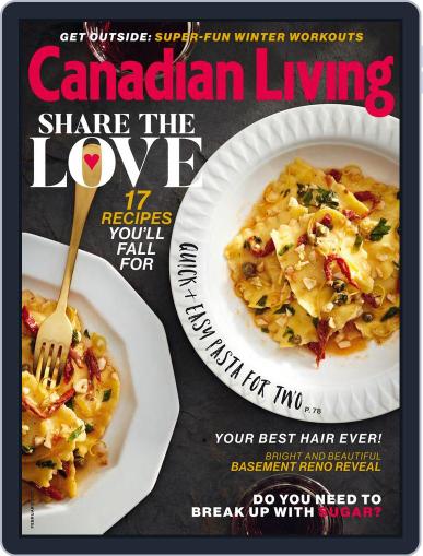 Canadian Living February 1st, 2017 Digital Back Issue Cover