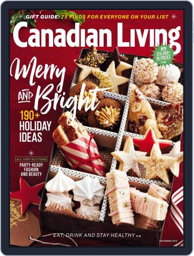 Canadian Living December 1st, 2016 Digital Back Issue Cover