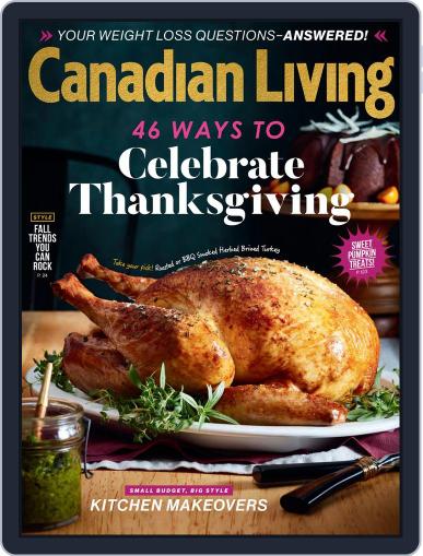 Canadian Living October 1st, 2016 Digital Back Issue Cover