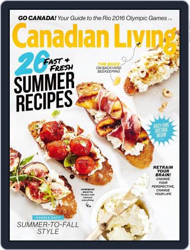 Canadian Living June 29th, 2016 Digital Back Issue Cover