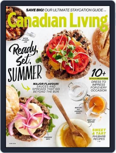 Canadian Living April 27th, 2016 Digital Back Issue Cover