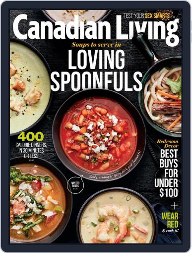Canadian Living February 1st, 2016 Digital Back Issue Cover