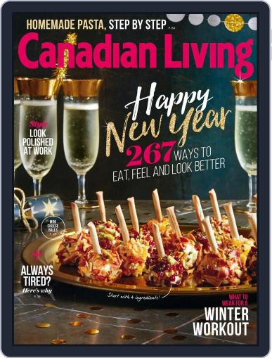 Canadian Living January 1st, 2016 Digital Back Issue Cover