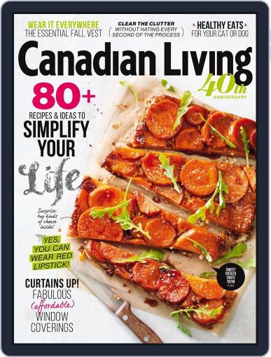Canadian Living September 1st, 2015 Digital Back Issue Cover