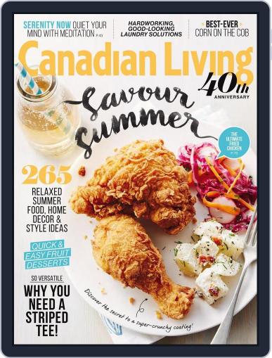 Canadian Living August 1st, 2015 Digital Back Issue Cover