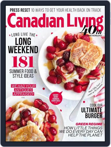 Canadian Living July 1st, 2015 Digital Back Issue Cover