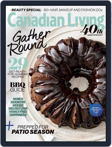 Canadian Living June 1st, 2015 Digital Back Issue Cover