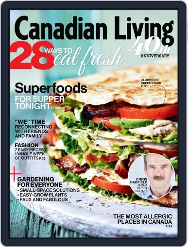 Canadian Living May 1st, 2015 Digital Back Issue Cover