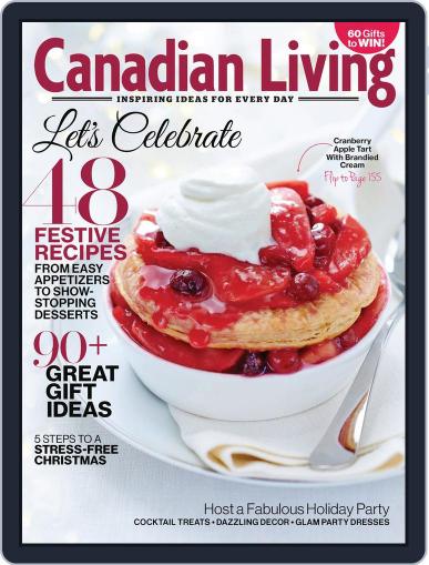 Canadian Living December 1st, 2014 Digital Back Issue Cover