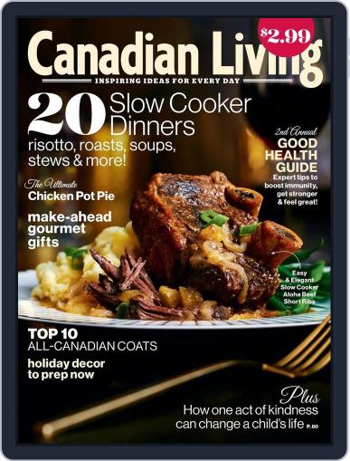 Canadian Living November 1st, 2014 Digital Back Issue Cover