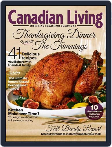 Canadian Living September 4th, 2014 Digital Back Issue Cover