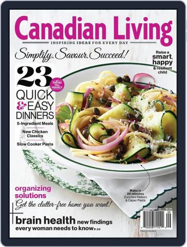Canadian Living September 1st, 2014 Digital Back Issue Cover