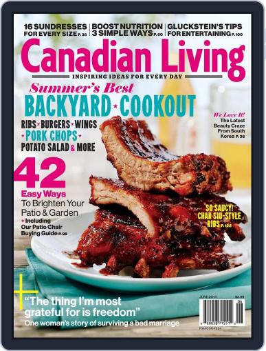 Canadian Living June 1st, 2014 Digital Back Issue Cover