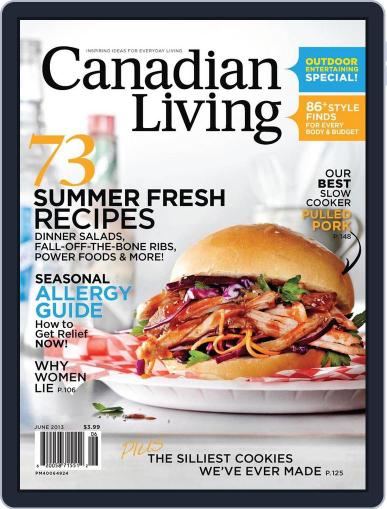 Canadian Living June 1st, 2013 Digital Back Issue Cover